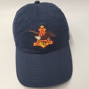 Anheuser-Busch Hat Strapback Blue St Louis Brewery Tour Beer Logo Casual Dad Men